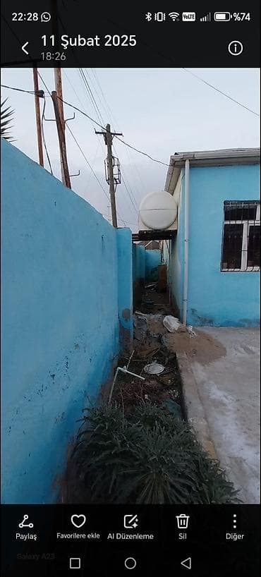 avto karavan: Hovsan qusculuq 3 sot 3 otaq senet belediye - Tamamilə hasarlanmış — 5