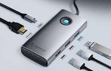 🔥 ORICO PW11-6PCR-SV-EP – 6-in-1 USB-C HUB, Gigabit LAN, 100W PD və 4K