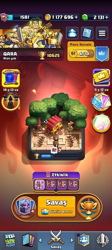 bas gitara: Clash Royale hesabı – yüksək trofeyli və zəngin kolleksiyalı - — 1