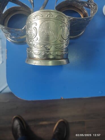 daş stəkan: Stəkanlar, rəng - Gümüşü — 2