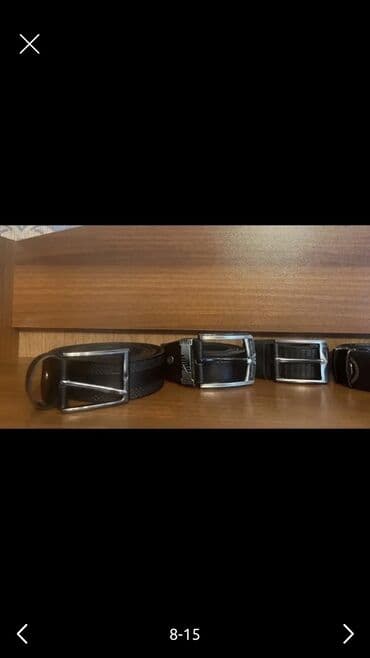 deri şalvar modelleri: Kəmər, Təbii dəri, Yeni — 8