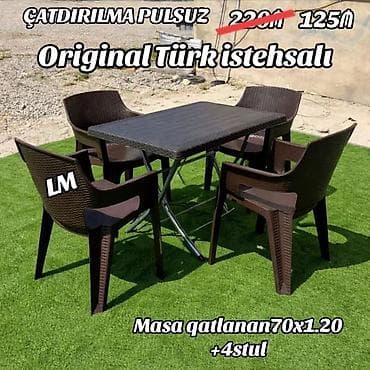 Yeni plastik masa dəsti – Original Türk istehsalı – Dəst: qatlanan at lalafo.az Yeni plastik masa dəsti – Original Türk istehsalı – Dəst: qatlanan