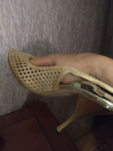 женские пляжные шлепанцы: Размер: 37, цвет - Золотой, Новый — 11