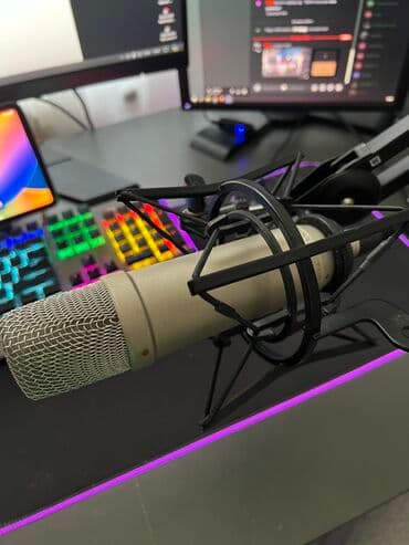 Maqnitofonlar: Rode NT1-A Ev şəraitində istifadə olunub. Almaniyadan alınıb. Zavod — 2