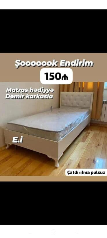 dolab yazı masasi: Yeni, Təknəfərlik çarpayı, Bazasız, Matras ilə, Siyirməsiz — 1