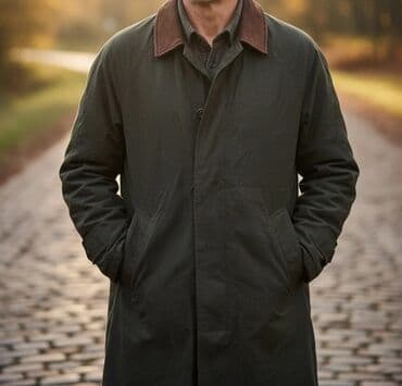 Hərbi yaşılı plaş, böyük razmer və dizdən aşağıdır uzun model sevənlər