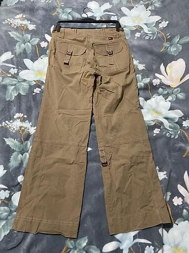 dsq şalvar: Mergler brendi cargo şalvarı Size:36 Price:15 - Rəng: xaki/boz-yaşıl — 2