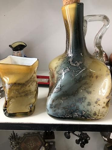 Спорт и отдых: Винтажный набор графин со стаканом авторская работа ! — 6