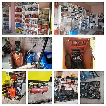 Kod 9080 Maşin təmir edən sexin avadanliqlari satilir hazir biznes