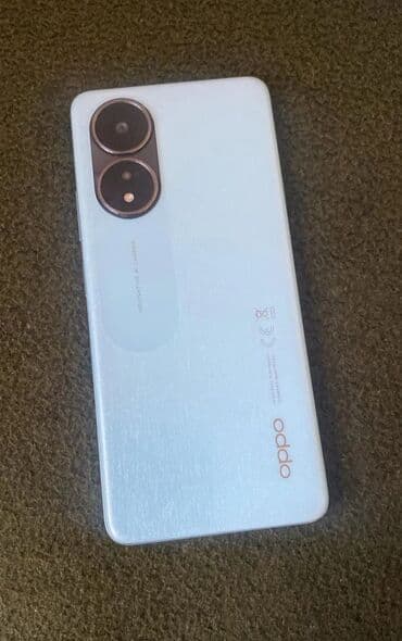 чехол на телефон fly nimbus 8: Oppo A58 4G, 128 ГБ, цвет - Голубой, Face ID — 1