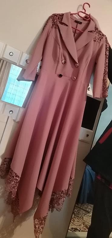 Kokteyl donlar: Qadın gecə və ziyafət geyimləri dəsti - Model 1: Fuşya rəngdə, dizə — 4