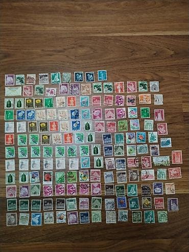 Mövzu: Qarışıq poçt markaları kolleksiyası – Yaponiya və Almaniya