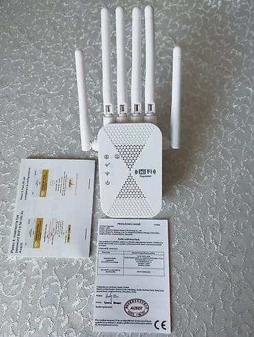 planşet kabro: WiFi Repeater / AP gücləndirici - 6 ədəd xarici antena ilə geniş — 1
