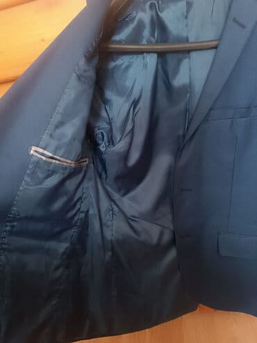 cins pencekler kisi ucun: Mavi rəngli kişilər üçün klassik pencək - Brend: NODİN (etiket — 4