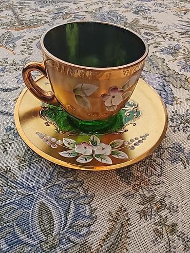 qrafin: Rəng - Yaşıl, Şüşə, 15, Çexiya — 4