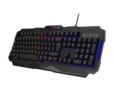klaviatura satilir: 👾 MSI Gaming FORGE GK100 – davamlı membran tipli RGB oyun klaviaturası — 3