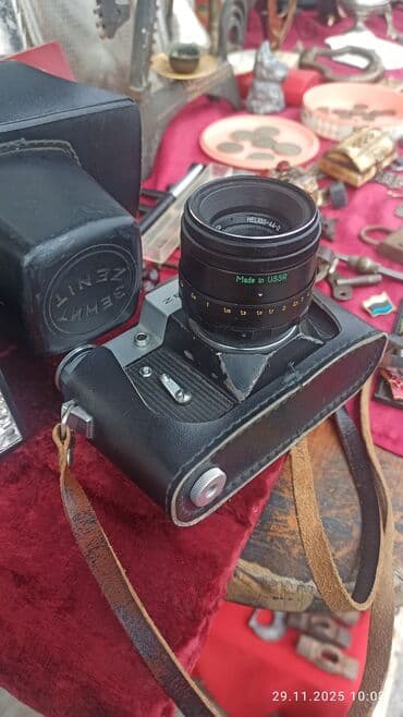 fotoaparat kirayəsi: Zenit fotoaparatı - Orijinal sovet istehsalı 35mm film fotoaparat - — 3