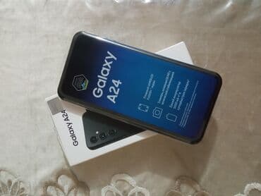 samsun a6: Samsung Galaxy A24 4G, 128 GB, rəng - Qara, İki sim kartlı, Barmaq izi — 1