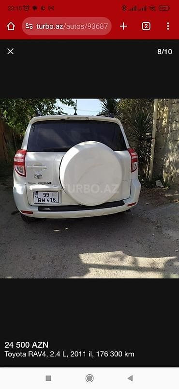 guzgusu: Toyota RAV4: 2.4 l | 2011 il Krossover — 5