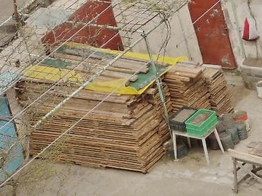 taxda pol: Taxta materiallar dəsti - Müxtəlif ölçülərdə taxta lövhələr və — 1