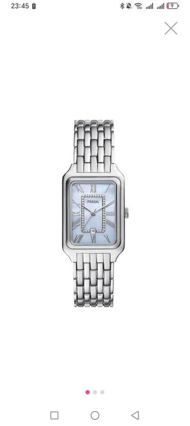 pandora qızıl dəsti: Yeni, Qol saatı, Fossil, rəng - Gümüşü — 3