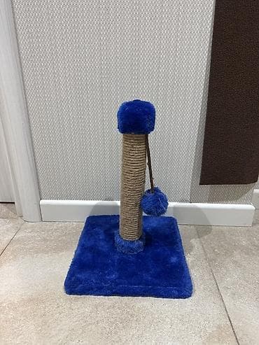 Oyuncaqlar: Pişik üçün dırmaşma və dırnaq itiləmə dirəyi - Material: möhkəm sisal — 2