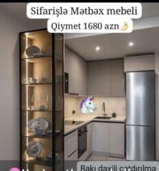 белая мебель в стиле прованс: Mətbəx mebeli — 1