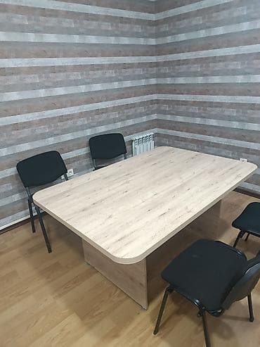 stul ofis: Düz masa, Siyirməsiz, Teksturalı laminat, Zəmanətsiz, Kredit yoxdur — 1