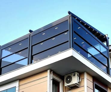 cambalkon: Geoteen cam balkon RAY GROUP MMC tikinti şirkəti sizə öz işlərini ən — 1