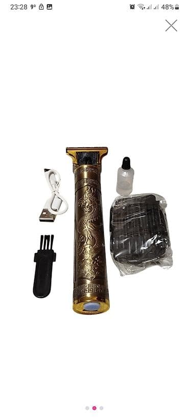 philips xenium 9@9u: Metal gövdəli, oyma “əjdaha” dizaynlı peşəkar saç və saqqal trimmeri — 5