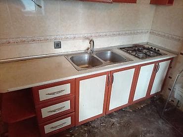 taxta piləkən: Mətbəx mebel dəsti - Alt və üst şkaflardan ibarət komplekt - Rəng — 1