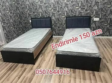 Yeni, Təknəfərlik çarpayı, Bazasız, Matras ilə, Siyirməsiz, Rusiya