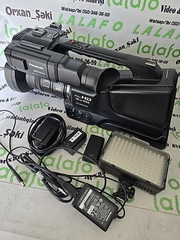 Panasonic MD-H2 Full HD videokamera şəkildə nə varsa üzərində