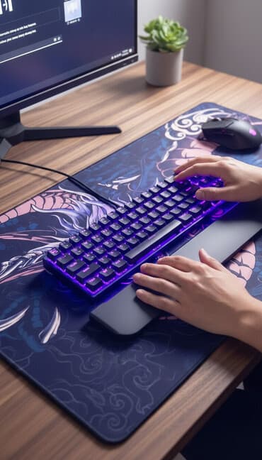 klaviatura satisi: Məhsul GAMEPOWER Firmasının SUKİ mexaniki klaviaturasıdır.Blue switch — 1