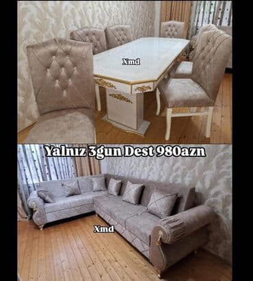 masa qiymətləri: Yeni, Divan, Masa və oturacaqlar, Kredit yoxdur — 1