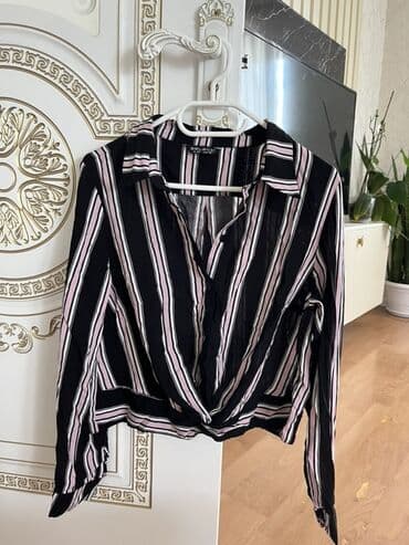 şifon koynekler: Qadın üst geyimləri dəsti 1) Zolaqlı kruj toplu bluz ( 40 razmer) 12 — 1