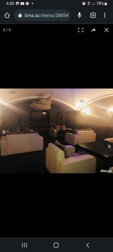 nefis döner masazir: Azadliq metrosuna yaxin yerləşən pab, ümumi sahəsi 200 kv,m olan, ayi — 10