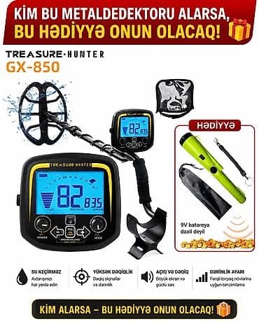 axtaran: TREASURE HUNTER GX-850 peşəkar metal axtaran – tam komplekt — 2