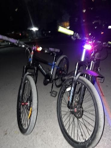 FULLBIKE dağ velosipedi - Çərçivə: yüngül alaşımdan, qara–mavi rəng — 9