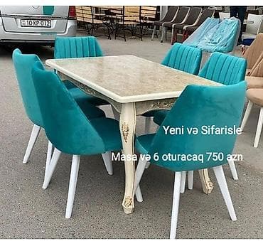 Sifarisle ‼️Masa və 6 oturacaq ✅Yüksək keyfiyyət münasib ✅Qiymət lalafo.az -da Sifarisle ‼️Masa və 6 oturacaq ✅Yüksək keyfiyyət münasib ✅Qiymət