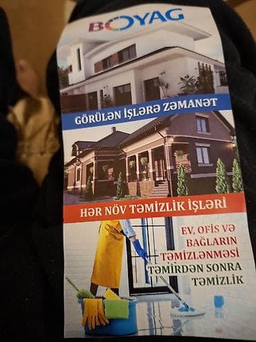 Sifarişlə əl işləri: Təmizlik | Evlər | Gündəlik təmizlik — 1