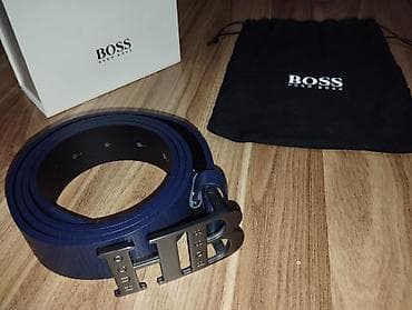 kisi geyimler: Kəmər HUGO BOSS HUGO BOSS HB - премиальный ремень из натуральной кожи — 4