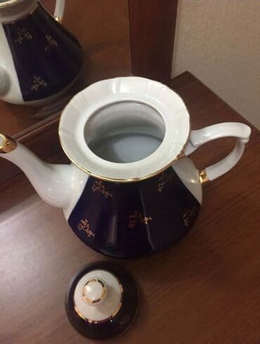 qədimi caynik: Yeni, rəng - Göy, Çaydan, 1,5 bucket volume l, Rusiya — 4