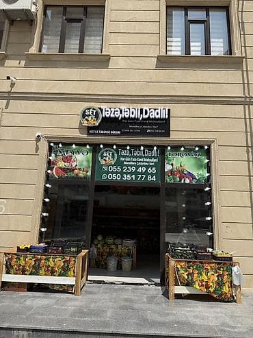 “Meyvə-Tərəvəz və Kənd Məhsulları” mağazası HAZIR BIZNES KIMI SATILIR