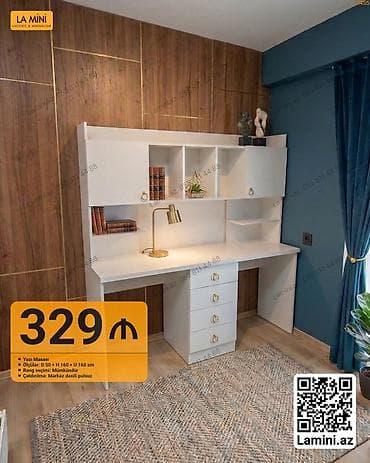 Yazı masası – La Mini Xüsusiyyətlər: - Ölçülər: D 50 × H 160 × U 160 — 1