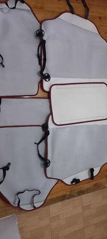 avto cexol satisi: Avtomobil oturacaq üzlükləri – tam dəst - Rəng: bordo və qara — 4