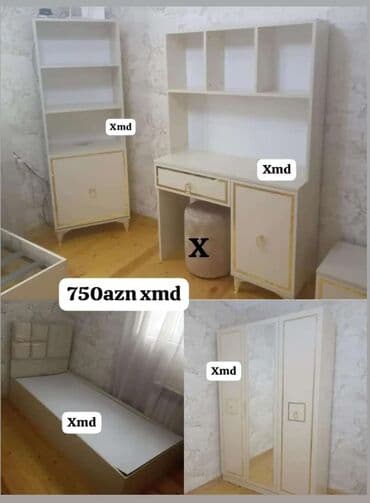 uşaq otağı aboyları: Oğlan və qız üçün, Yeni, Tumba, Yazı masası, Dolab — 1