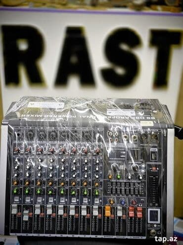 səs mikşeri: 8 kanal dinakord ses pultu 500 wat gücünde Rast musiqi alətləri — 1
