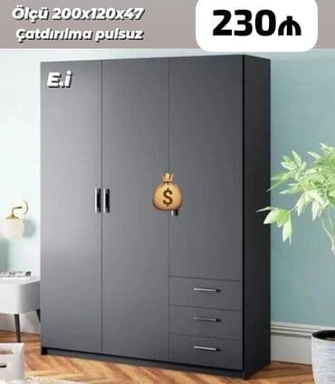 Yeni, Açılan, Düz dolab, Qarderob, paltar dolabı