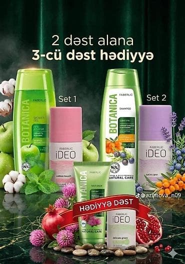 Kosmetik dəst, Faberlic, 3 məhsul lalafo.az -da Kosmetik dəst, Faberlic, 3 məhsul